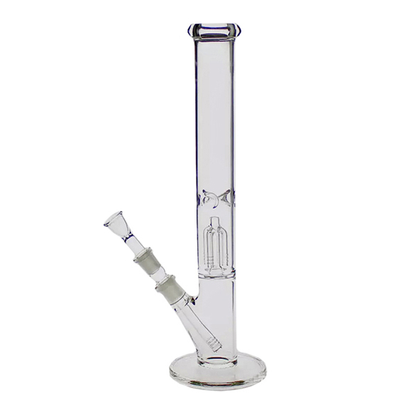 42cm Tall ROOR Glass Water Smoking Pipe 4 arms tree percolators Glass Bongs Joint size 18.8mm